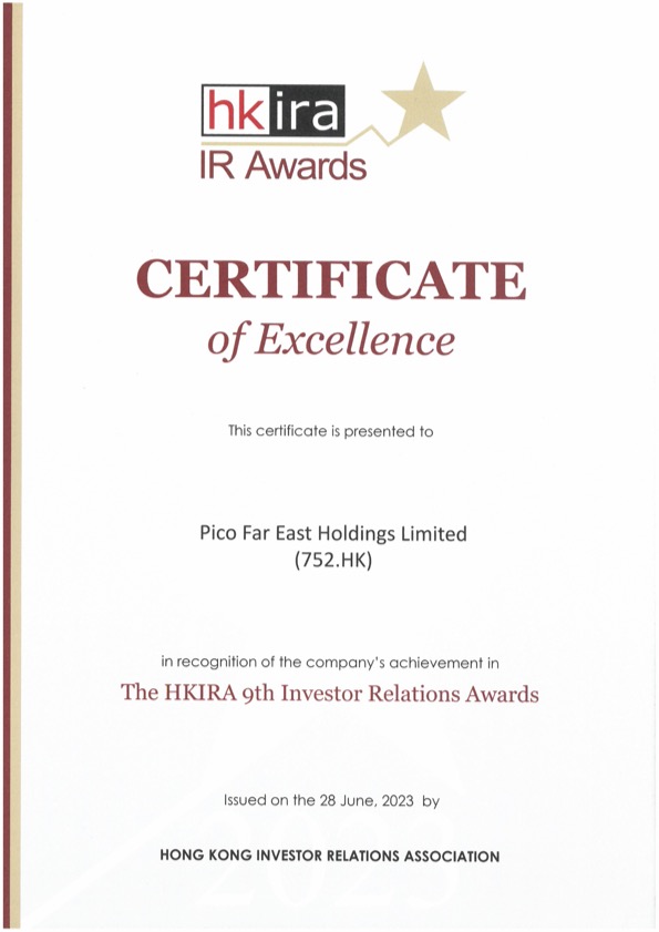 HKIRA 9 th Investor Relations Awards